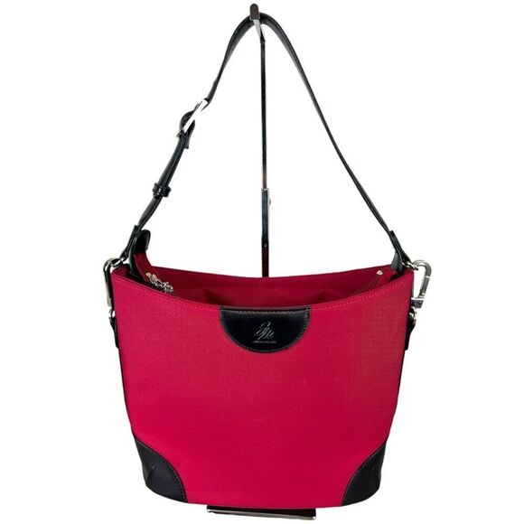 Joy Mangano Red Bucket Handbag‎ - Picture 1 of 11